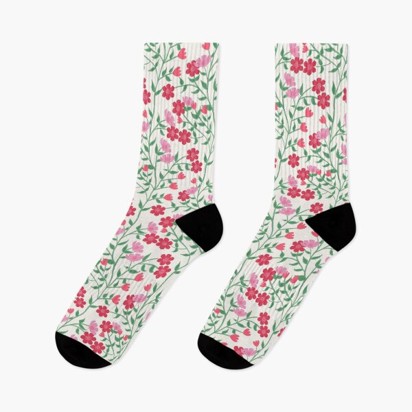 Item preview, Pink Trailing Floral Pattern designed and sold by Honey Myrtle Studio.