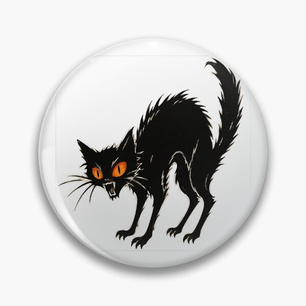 Item preview, Halloween black cat designed and sold by RobertMartinArt.