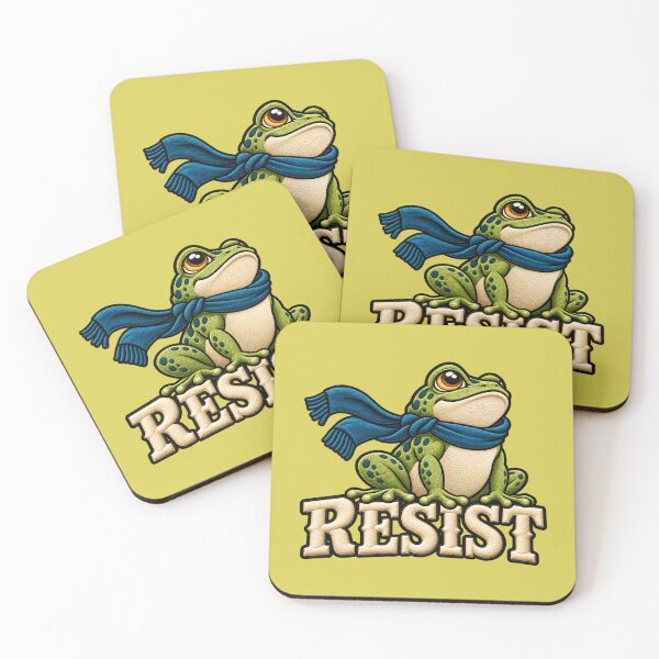 Item preview, Bold RESIST Frog Resistance Art designed and sold by ArtDesignTp.