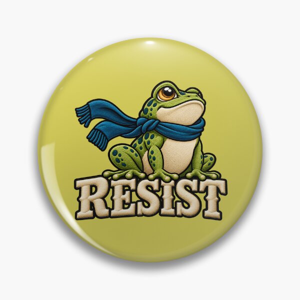 Item preview, Bold RESIST Frog Resistance Art designed and sold by ArtDesignTp.