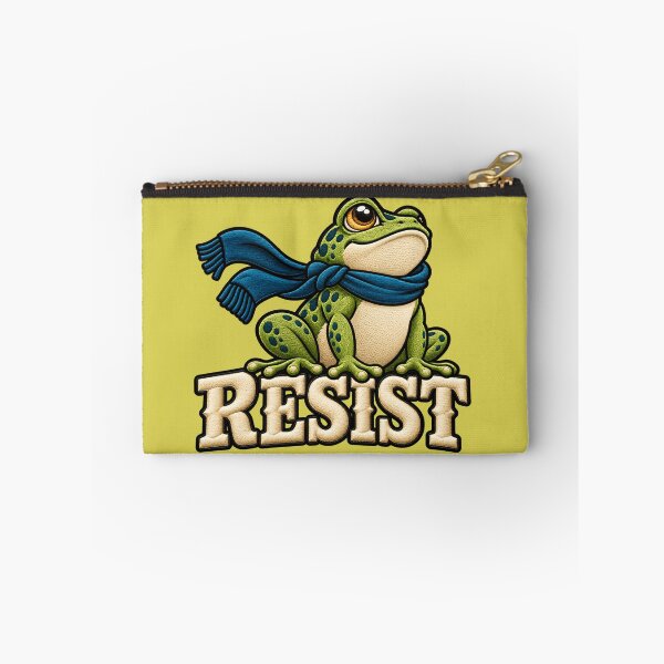 Item preview, Bold RESIST Frog Resistance Art designed and sold by ArtDesignTp.
