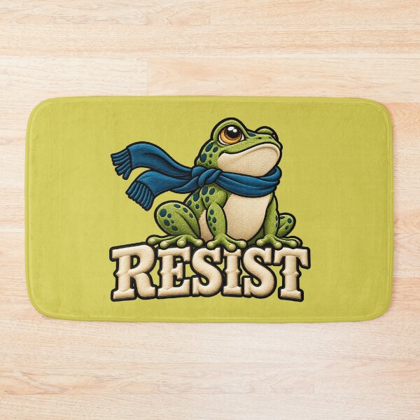 Item preview, Bold RESIST Frog Resistance Art designed and sold by ArtDesignTp.