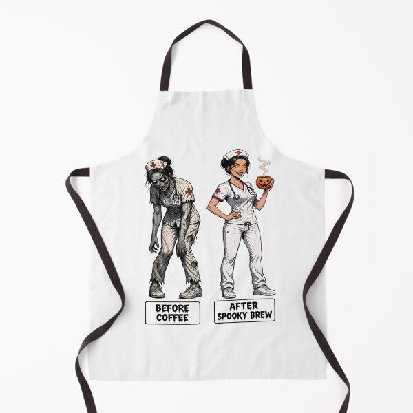 Item preview, Halloween Nurse Coffee – Before Coffee After Spooky Brew designed and sold by Art-Arcade6.