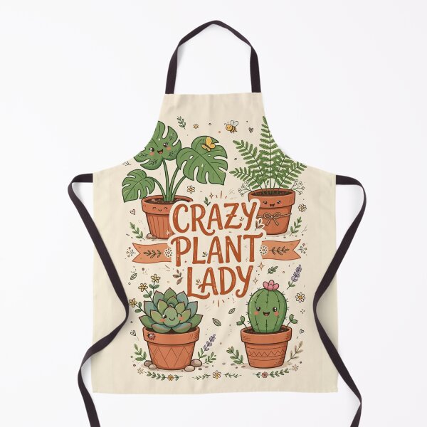 Item preview, Crazy Plant Lady Design - Funny Cute Houseplant Gift for Plant Lovers designed and sold by FakePeopleSuck.