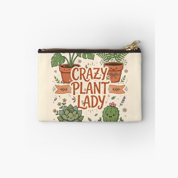 Item preview, Crazy Plant Lady Design - Funny Cute Houseplant Gift for Plant Lovers designed and sold by FakePeopleSuck.