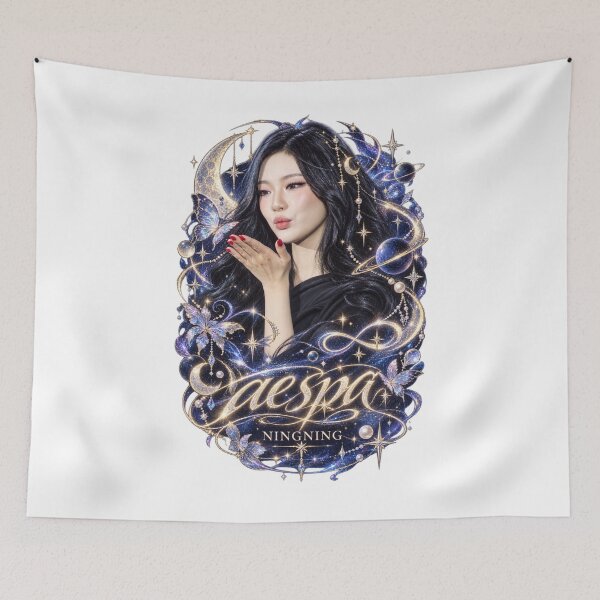 Item preview, Stylish Ningning aespa Concert Vortex Frame designed and sold by Valereekmerch.