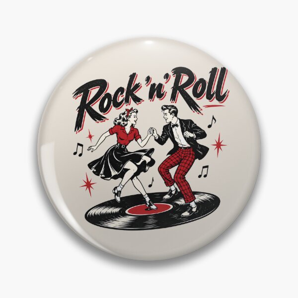 Item preview, Vintage 50s Rock N Roll Dancing Couple Vinyl Record designed and sold by Skyrocketz.