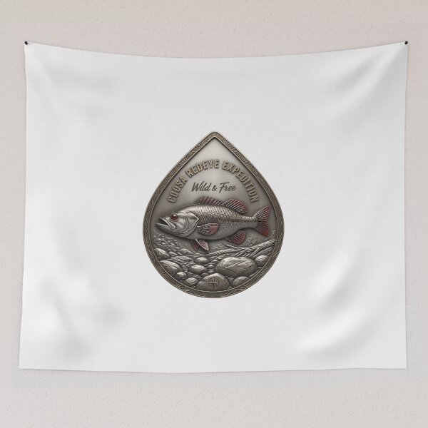 Item preview, Vintage Coosa Redeye Expedition Bass Graphic designed and sold by NobleCast .