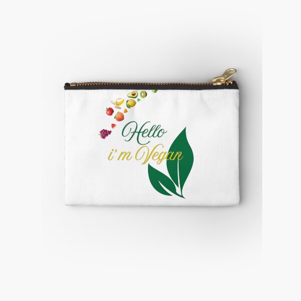 Item preview, Hello I'm Vegan Cute Plant Based Lifestyle Quote  designed and sold by Lakshimalsha.