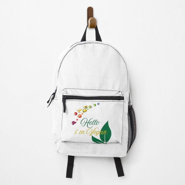 Item preview, Hello I'm Vegan Cute Plant Based Lifestyle Quote  designed and sold by Lakshimalsha.
