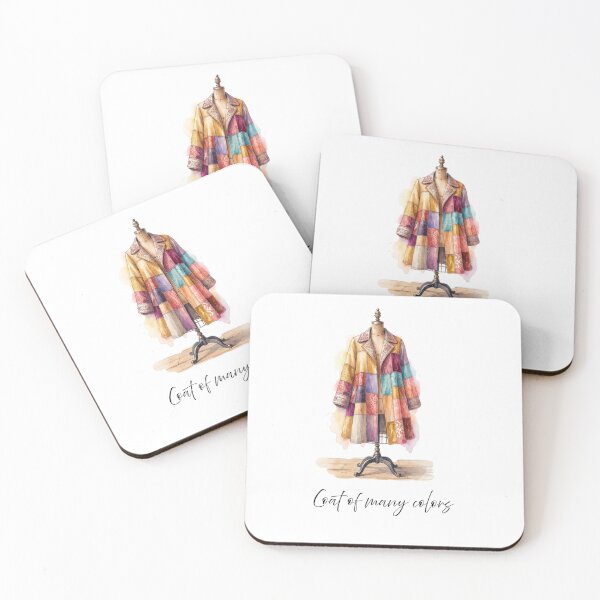 Item preview, Coat of Many Colours Watercolour Art designed and sold by made by Golightly x.