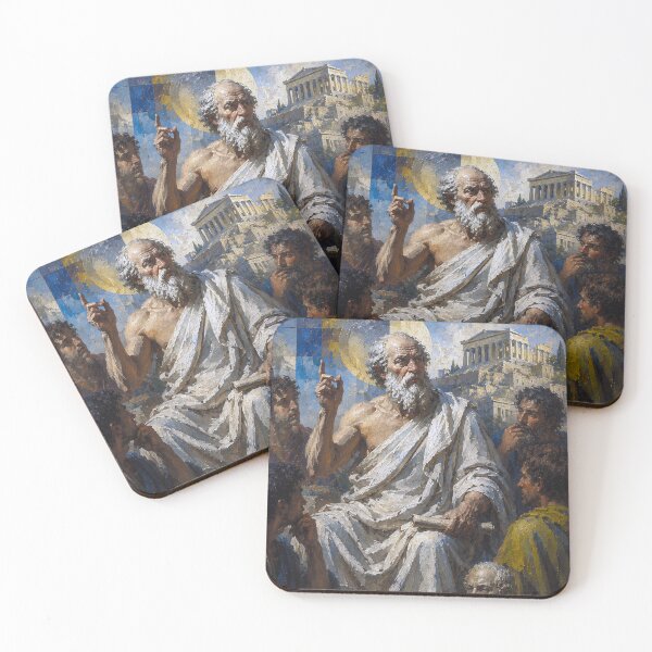 Item preview, Socrates – Ancient Greek Philosopher Painting designed and sold by GalleryKauffeld.