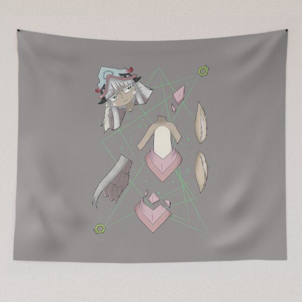 Item preview, Chibi Nanachi Rabbit Mask Glow Fan Art-87 designed and sold by JulianNieder.