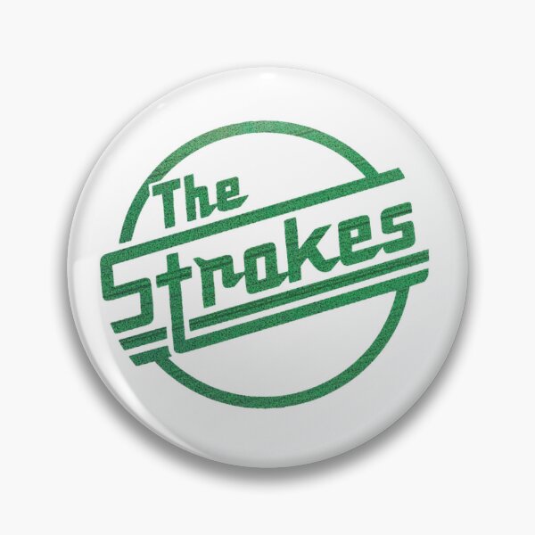 Item preview, The Strokes Retro Circular Badge Graphic | Distressed Green Indie Rock Emblem designed and sold by Cloud420.