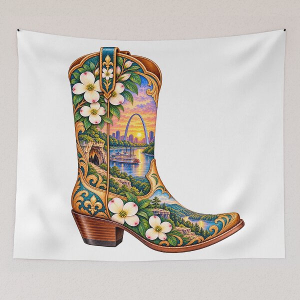 Item preview, Missouri Cowboy Boot designed and sold by Whimspired By Paxx.
