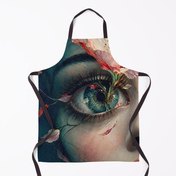Item preview, Flowers In Her Eyes | Surreal Floral Fantasy Art designed and sold by UrbanTempleArt.
