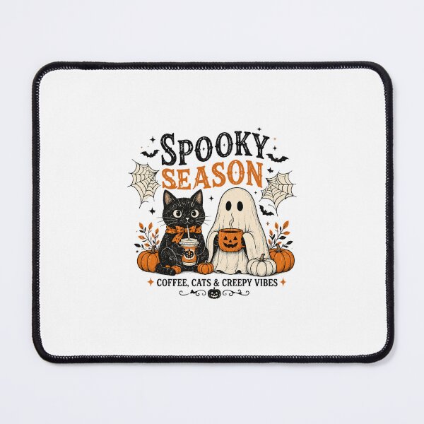 Item preview, Spooky Season Coffee Cats & Creepy designed and sold by ArunikaVelora.