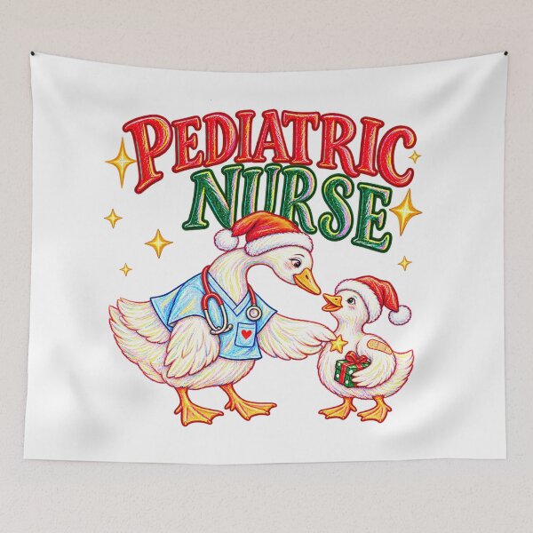 Item preview, Pediatric Nurse Christmas, Goose Holiday Medical Design designed and sold by OctonoteStudio.