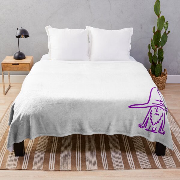 Item preview, Purple Wizard Minimalist Line Art designed and sold by Frenky Stickers.
