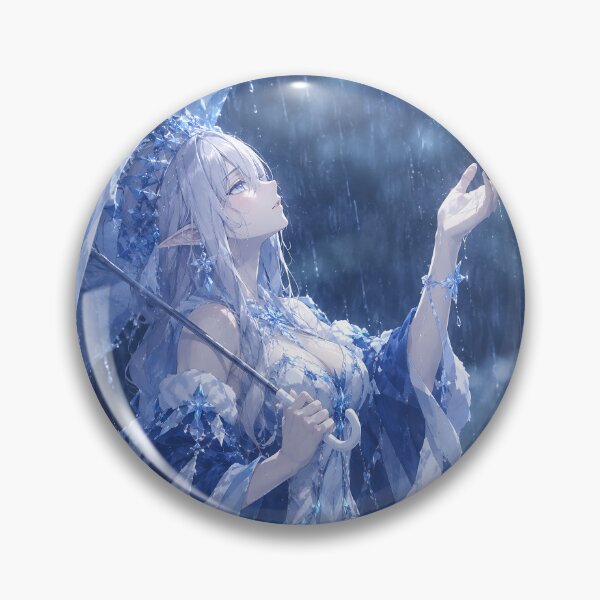 Item preview, Tsaritsa Ice Princess Elf Holding Crystal Umbrella designed and sold by iwzzuel.