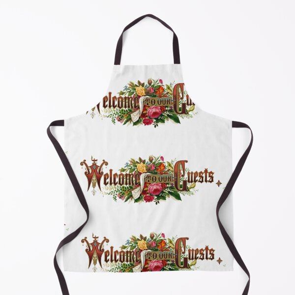 Item preview, Welcome To Our Guests Floral Lettering designed and sold by artofuniverse.