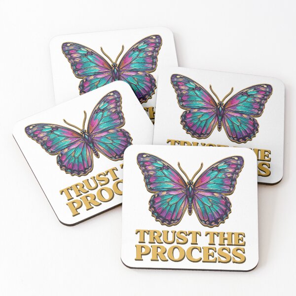 Item preview, Trust The Process Vintage Saturated Butterfly Graphic designed and sold by IrisByJoVon.