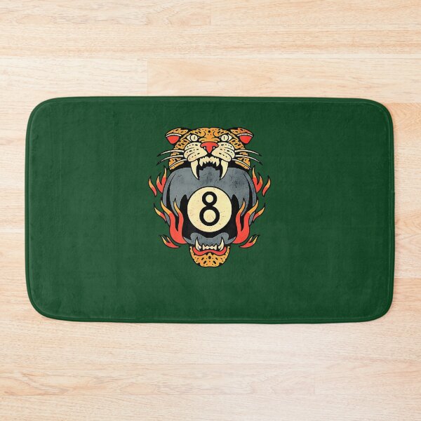 Item preview, Lucky Leopard Traditional Tattoo 8 Ball Streetwear Vintage 769 designed and sold by GritBloodline.