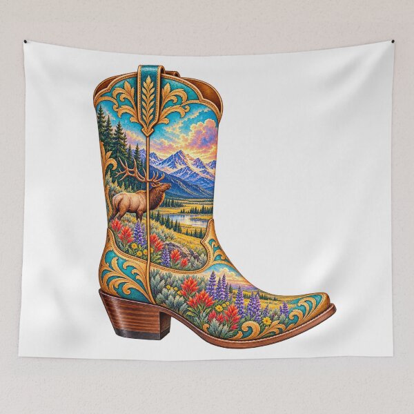 Item preview, Montana Cowboy Boot designed and sold by Whimspired By Paxx.