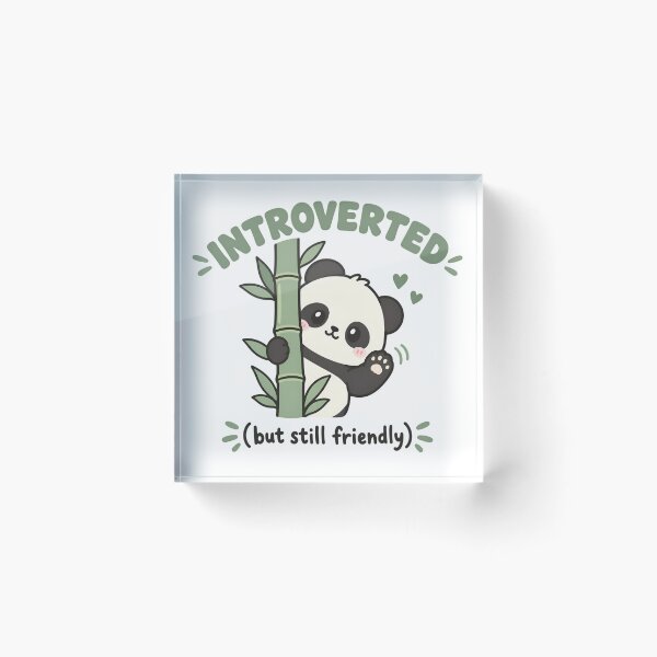 Item preview, Introverted But Friendly Cute Panda Graphic Tee designed and sold by cute stuff too.