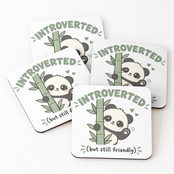 Item preview, Introverted But Friendly Cute Panda Graphic Tee designed and sold by cute stuff too.