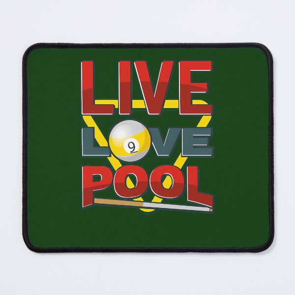 Item preview, Live Love Pool Red Cue And Rack 221 designed and sold by GritBloodline.