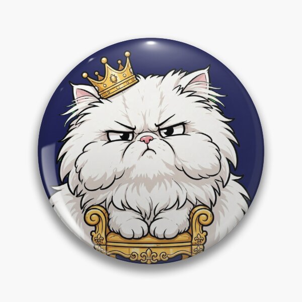 Item preview, • Funny Persian Cat Drama Queen Sticker - Grumpy Fluffy Persian designed and sold by Ibrahimhema5.
