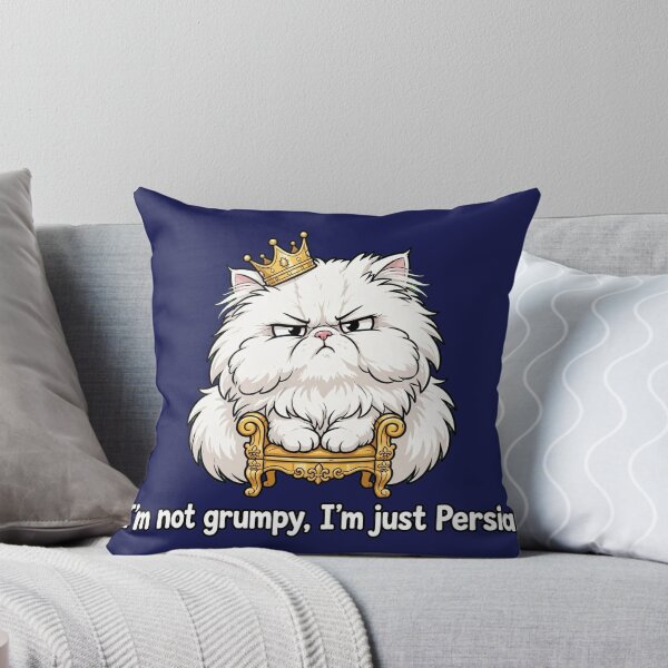 Item preview, • Funny Persian Cat Drama Queen Sticker - Grumpy Fluffy Persian designed and sold by Ibrahimhema5.