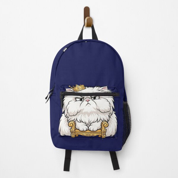 Item preview, • Divertida pegatina de gato persa dramático - Grumpy Fluffy Persian designed and sold by PalettePop..