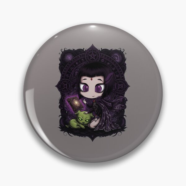 Item preview, Chibi Raven Petting Green Dog Teen Titans-10 designed and sold by MarcusRuckbr.