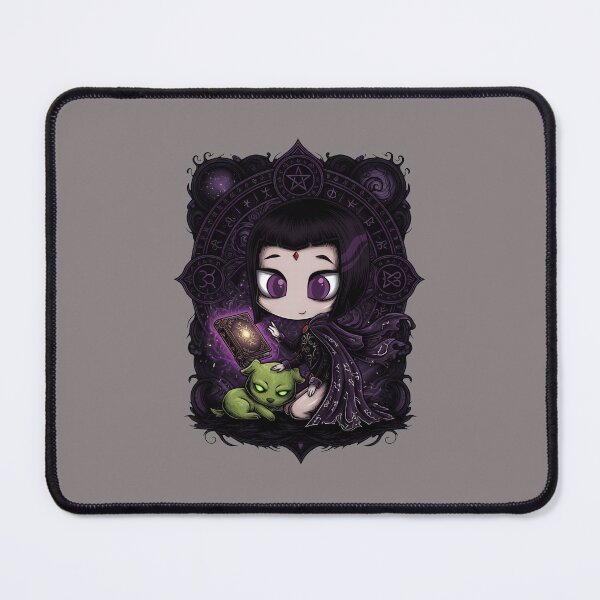 Item preview, Chibi Raven Petting Green Dog Teen Titans-10 designed and sold by MarcusRuckbr.