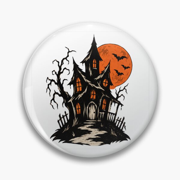 Item preview, Halloween Haunted House designed and sold by RobertMartinArt.