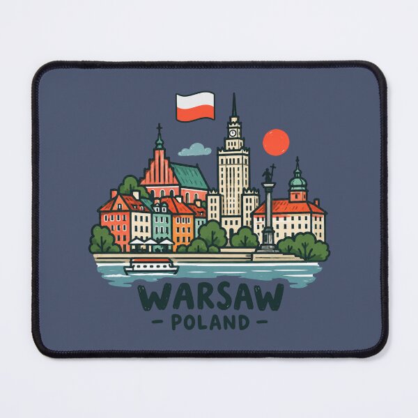Item preview, Warsaw Poland Cute City designed and sold by HowToCanadian.
