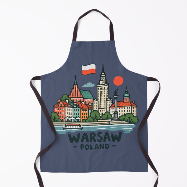 Item preview, Warsaw Poland Cute City designed and sold by HowToCanadian.