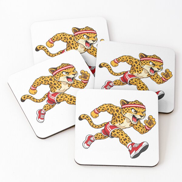 Item preview, Dynamic Cheetah Runner Cartoon Sports Character designed and sold by Krincydigitalart.