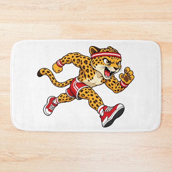 Item preview, Dynamic Cheetah Runner Cartoon Sports Character designed and sold by Krincydigitalart.