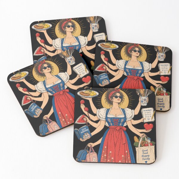 Item preview, German Mama Superheldin - Dirndl Mom Art designed and sold by BRTHRCNK01.
