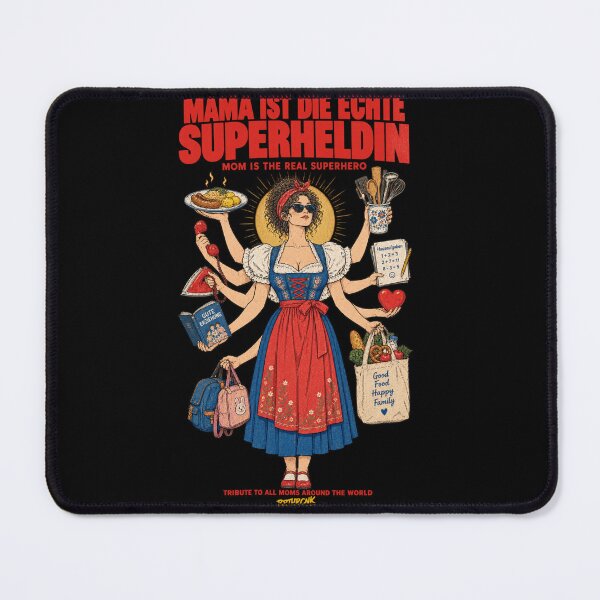 Item preview, German Mama Superheldin - Dirndl Mom Art designed and sold by BRTHRCNK01.