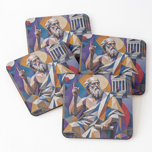 Item preview, Socrates – Ancient Greek Philosopher Painting designed and sold by GalleryKauffeld.