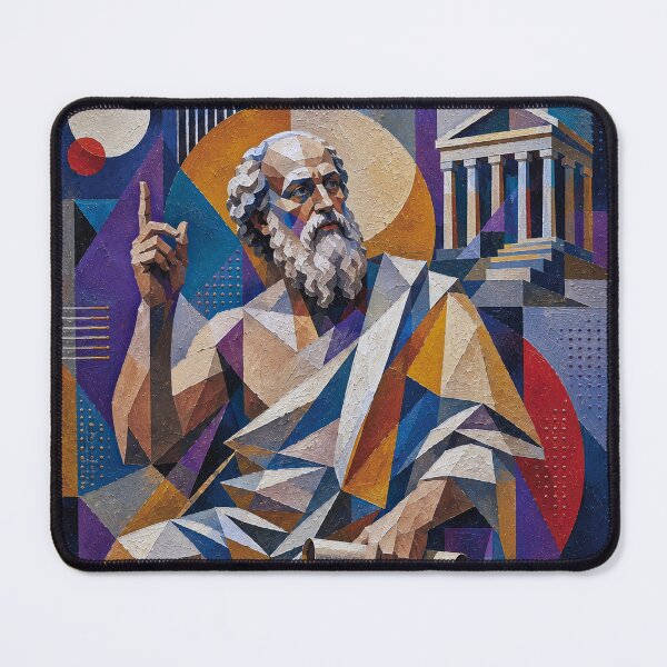 Item preview, Socrates – Ancient Greek Philosopher Painting designed and sold by GalleryKauffeld.