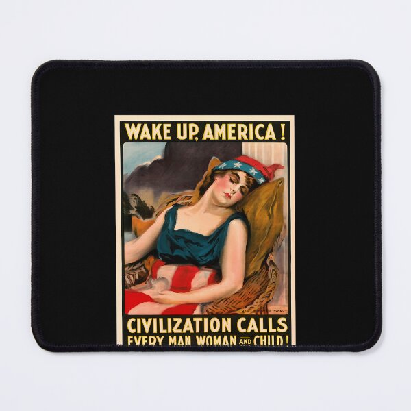 Item preview,  Sleeping Liberty Columbia Wake Up America    designed and sold by MaslinCasgrain1.