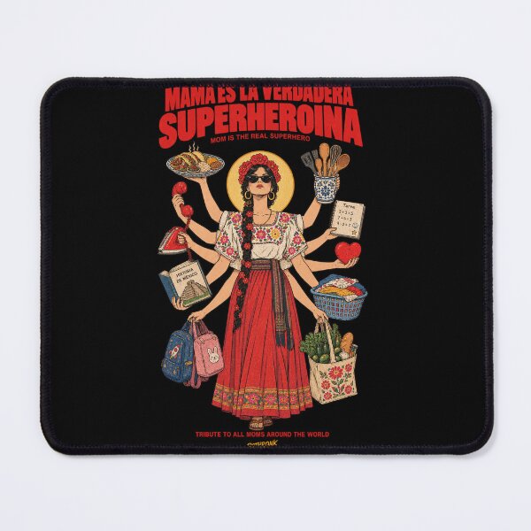 Item preview, Mexican Mama Superheroina - Tacos Art designed and sold by BRTHRCNK01.
