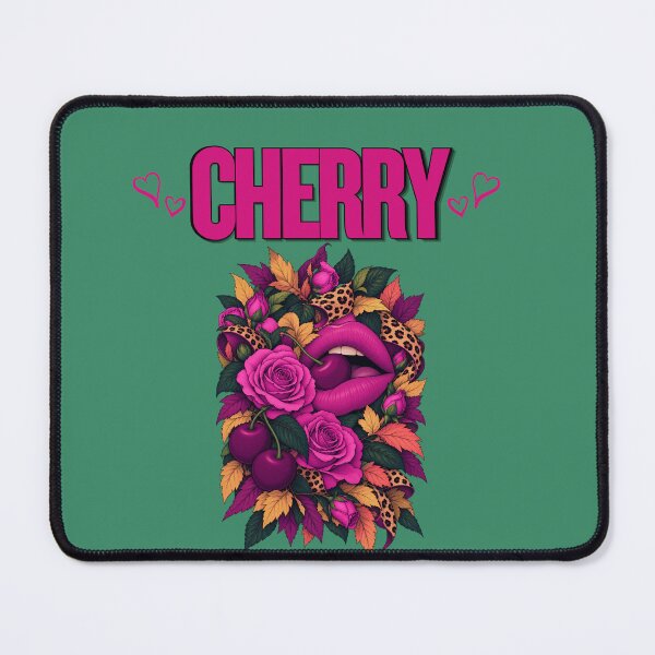 Item preview, Cherry – Wild & Sweet Leopard Floral designed and sold by Aimetoi.