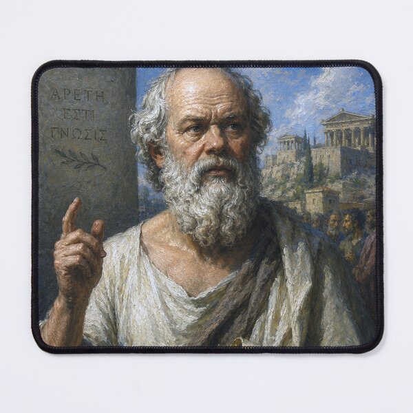 Item preview, Ancient Greek Philosopher Socrates Painting - Philosophy and Reason designed and sold by GalleryKauffeld.