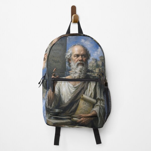 Item preview, Ancient Greek Philosopher Socrates Painting - Philosophy and Reason designed and sold by GalleryKauffeld.